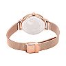 BERING Women's Classic Rose Gold Tone Stainless Steel Mesh Watch ...