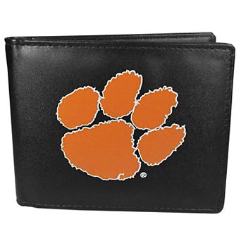 Men's Clemson Tigers Leather Bi-Fold Wallet