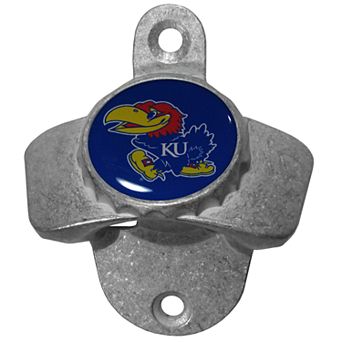 Kansas Jayhawks Wall-Mounted Bottle Opener
