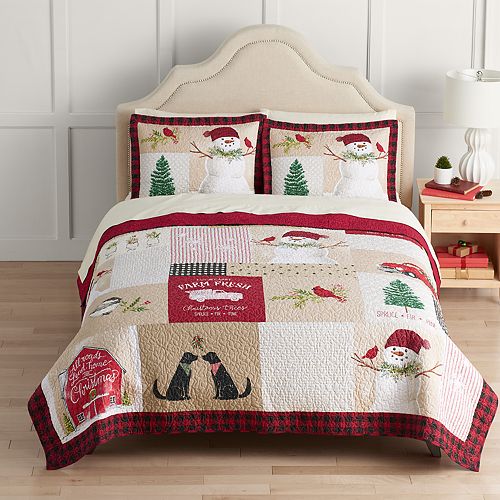 St. Nicholas Square® Holiday Collection Quilt with Shams