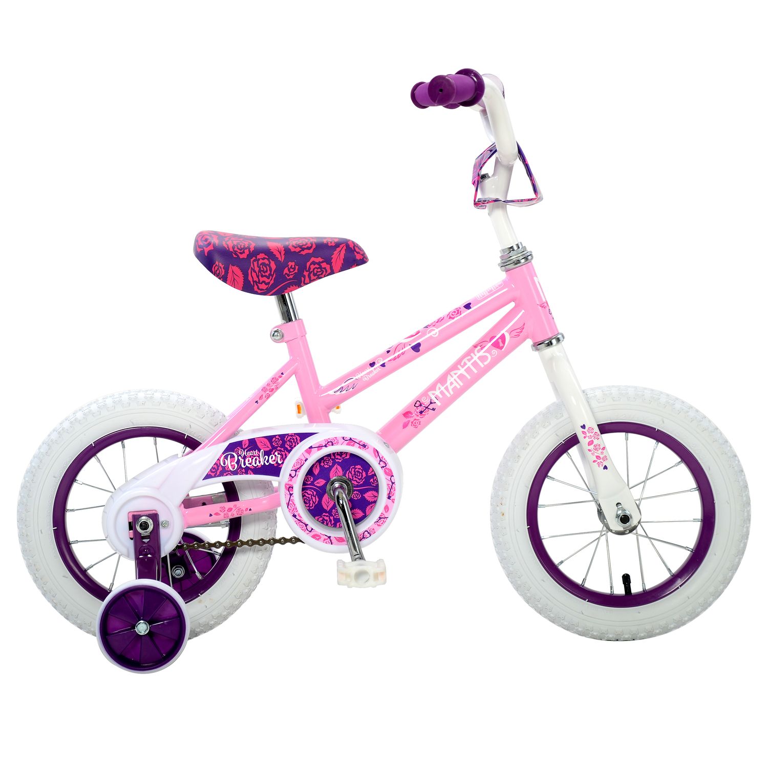 titan girl's flower princess bmx bike