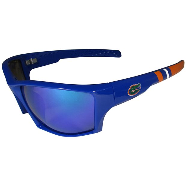 Florida Gators New Blue Half Frame Wrap Team Logo Polarized Sunglasses