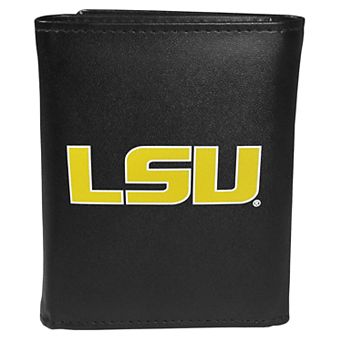 Men's LSU Tigers Leather Tri-Fold Wallet