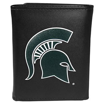 Men's Michigan State Spartans Leather Tri-Fold Wallet