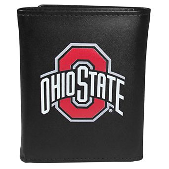 Men's Ohio State Buckeyes Leather Tri-Fold Wallet