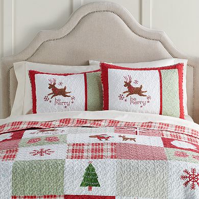 St. Nicholas Square® Holiday Collection Quilt with Shams