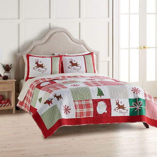 St. Nicholas Square® Holiday Collection Quilt with Shams