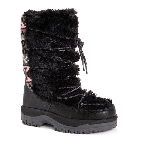 knee high black boots plus size