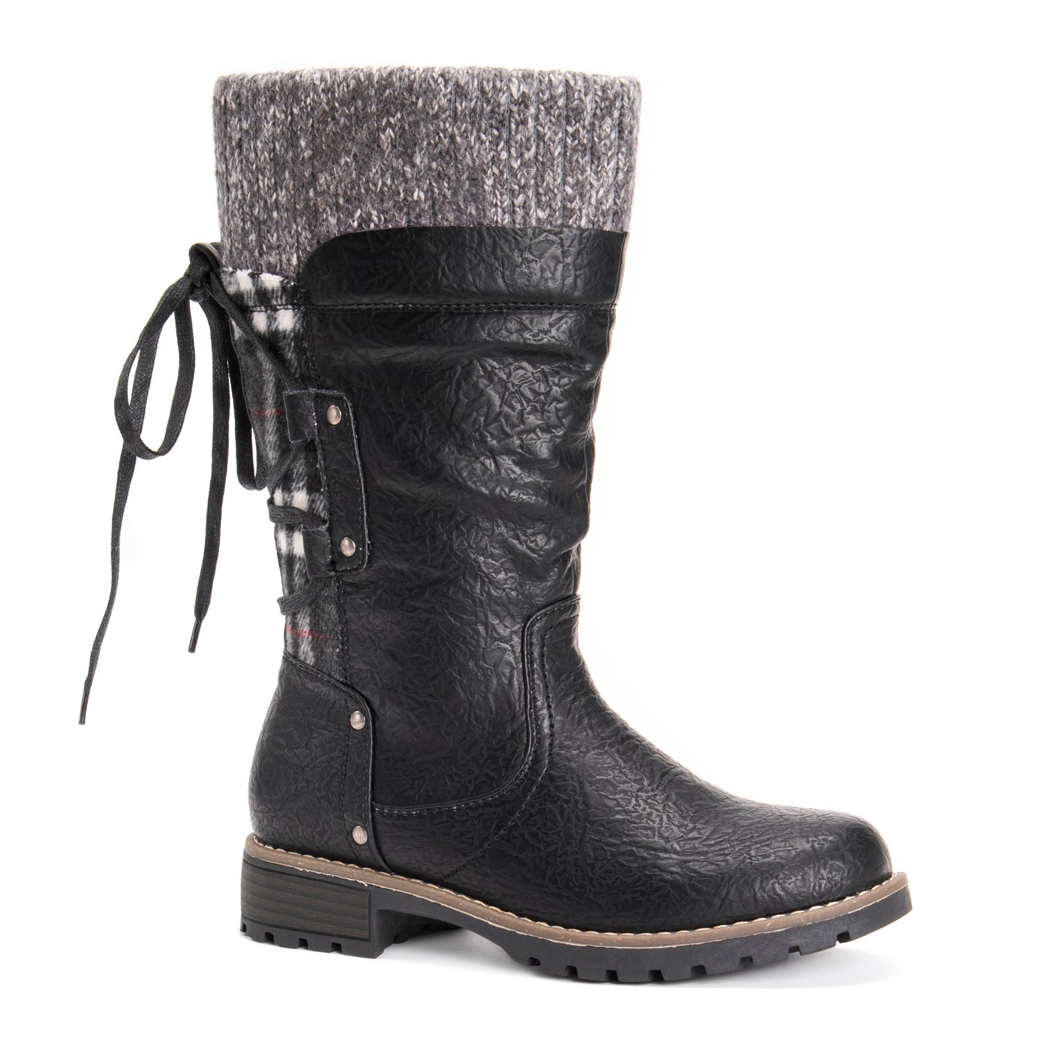womens black calf boots