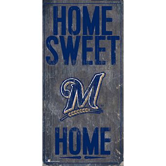 Milwaukee Brewers Home Sweet Home Sign