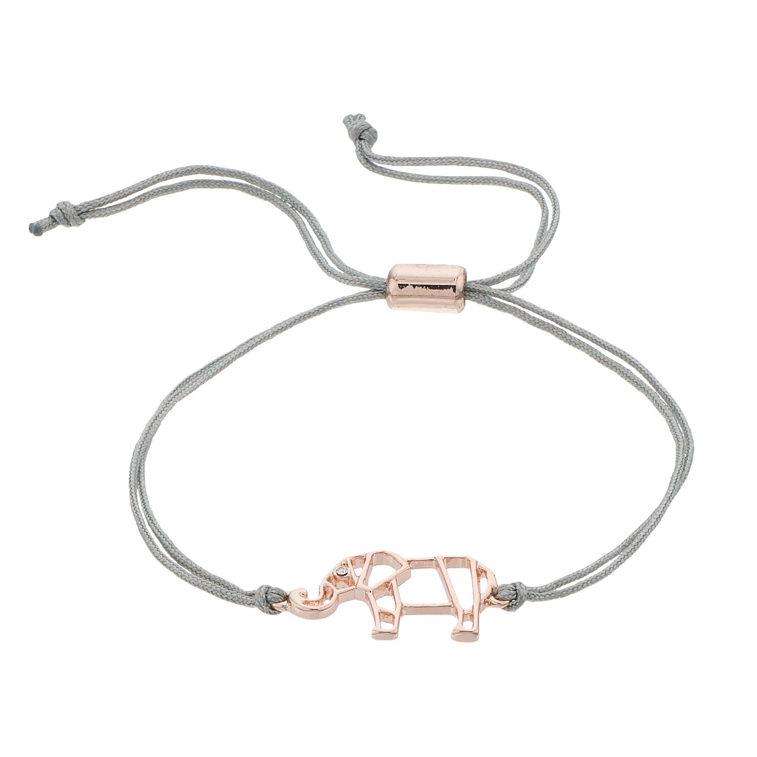 Image for LC Lauren Conrad Silver Tone Adjustable Elephant Bracelet at Kohl's.