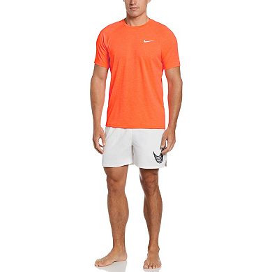 Men's Nike Dri-FIT UPF 40+ Heathered Hydroguard Swim Top