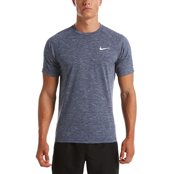 Men's Nike Dri-FIT UPF 40+ Heathered Hydroguard Swim Top