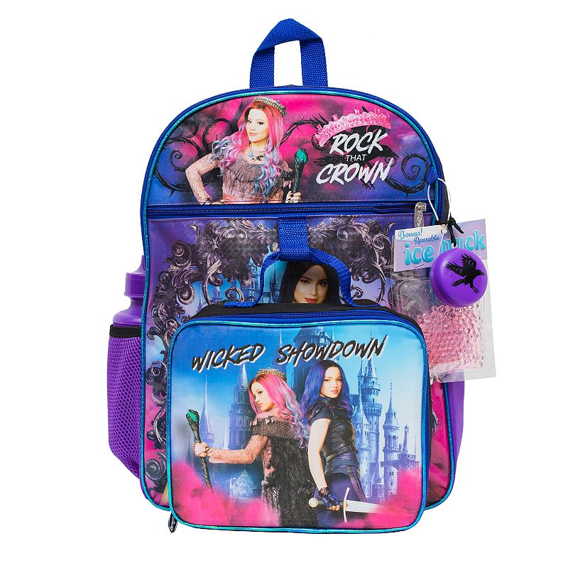 Disneys Descendants 5-Piece Backpack Set