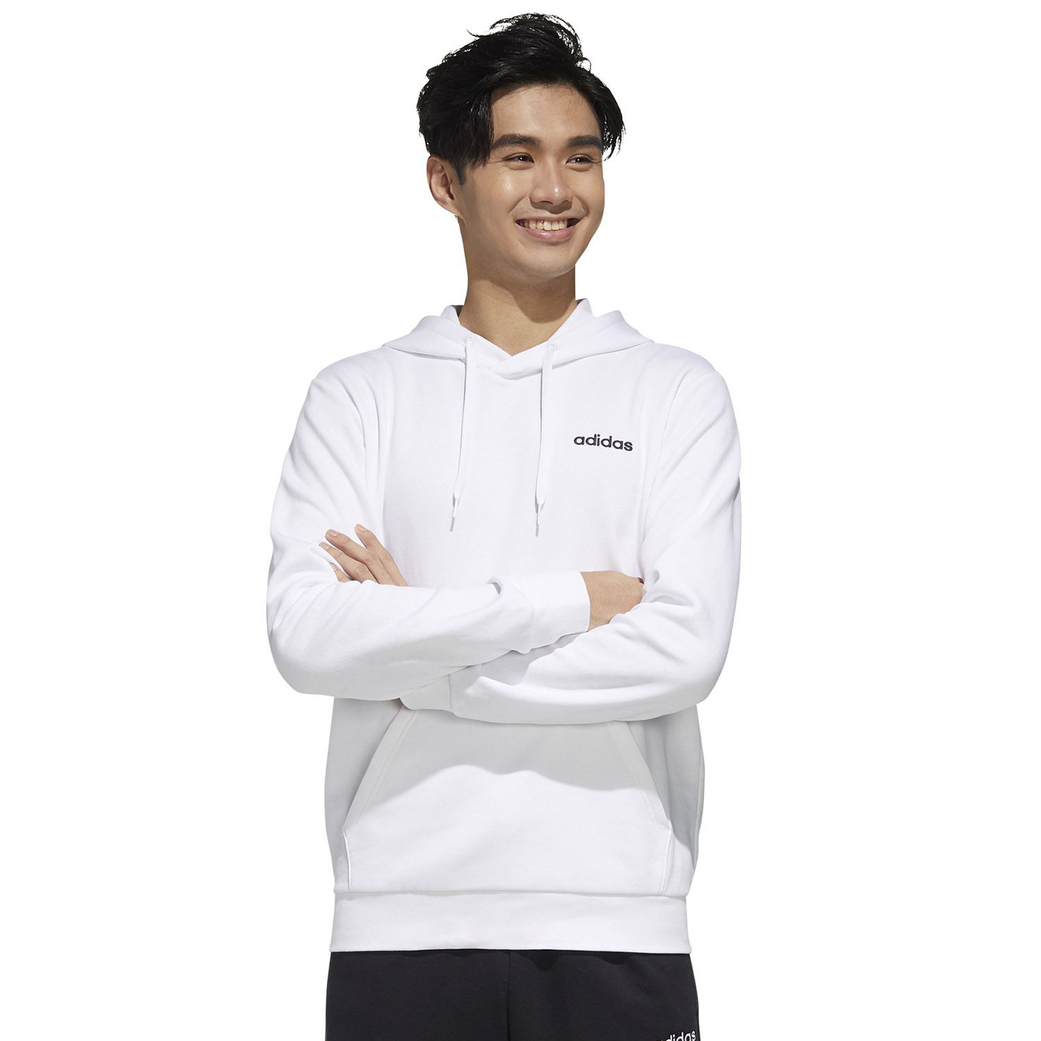 mens white pullover hoodie