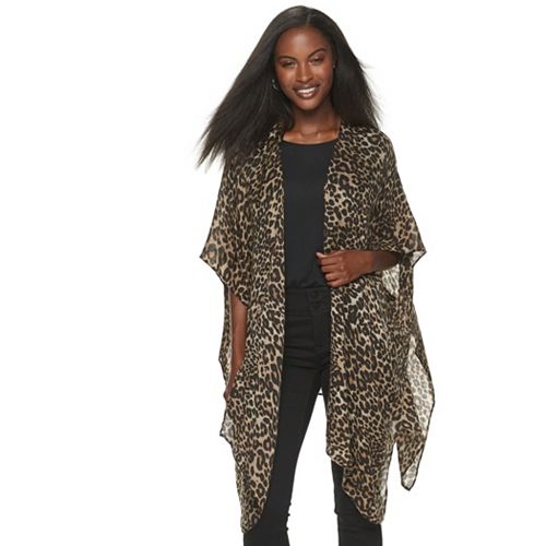 apt 9 leopard sweater