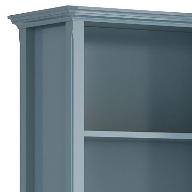 Simpli Home Amherst Transitional 5-Shelf Bookcase