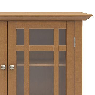 Simpli Home Bedford Rustic Medium Storage Cabinet