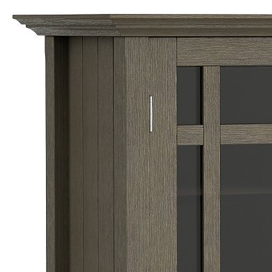 Simpli Home Bedford Rustic Medium Storage Cabinet
