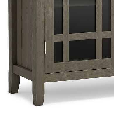 Simpli Home Bedford Rustic Medium Storage Cabinet