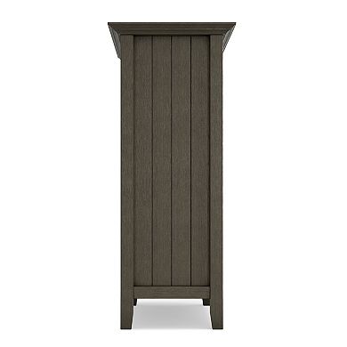 Simpli Home Bedford Rustic Medium Storage Cabinet