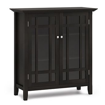 Simpli Home Bedford Rustic Medium Storage Cabinet