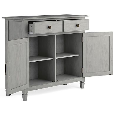 Simpli Home Connaught Traditional Entryway Storage Cabinet