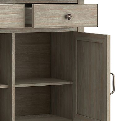 Simpli Home Connaught Traditional Entryway Storage Cabinet