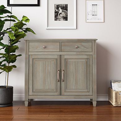 Simpli Home Connaught Traditional Entryway Storage Cabinet