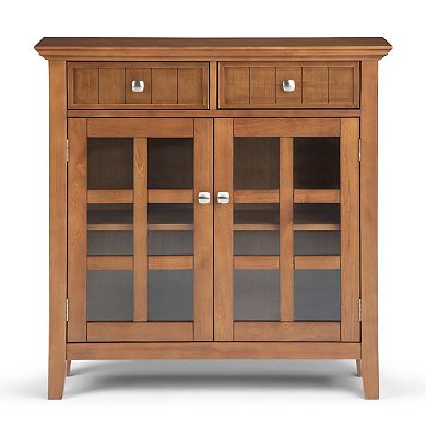 Simpli Home Acadian Rustic Entryway Storage Cabinet