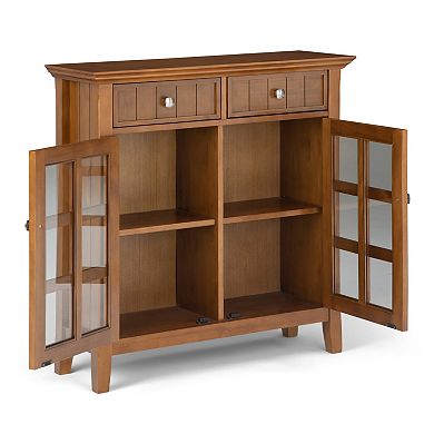Simpli Home Acadian Rustic Entryway Storage Cabinet