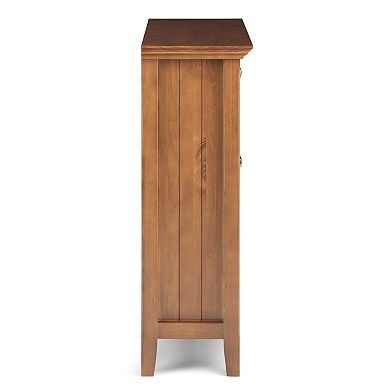 Simpli Home Acadian Rustic Entryway Storage Cabinet