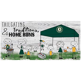 Oakland Athletics Tailgating, Traditions & Home Runs Sign