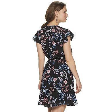 Women's ELLE™ Flutter-Sleeve Dress
