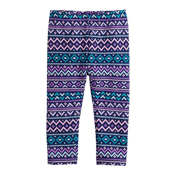 Baby Girl Jumping Beans® FleeceLined Leggings