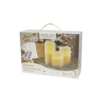 LED Candle Set of 3