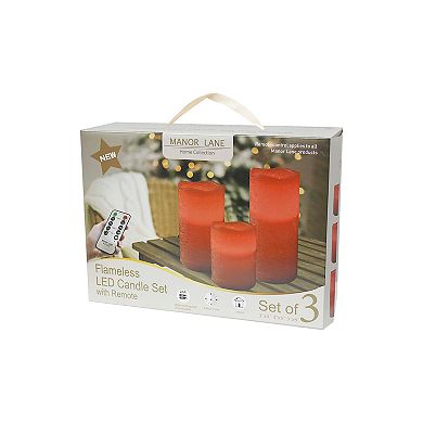 LED Candle Set of 3