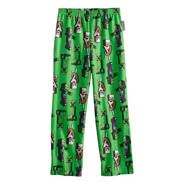 Boys 4 16 Minecraft Shadow Mobs Sleep Pants