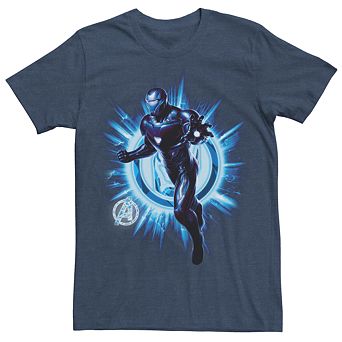 Men's Avengers Endgame Iron Man Badge Tee