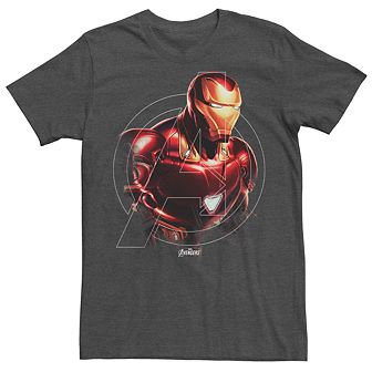 Men's Marvel Avengers Endgame Iron Man Hero Tee
