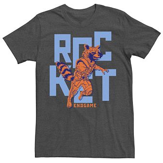 Men's Marvel Avengers Endgame Pop Rocket Tee