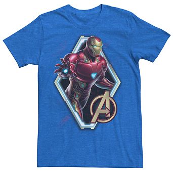 Men's Marvel Avengers Endgame Iron Man Paint Splatter Tee