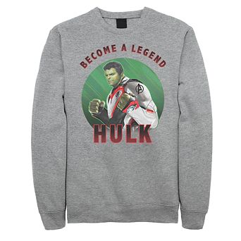 Men's Marvel Avengers Endgame Hulk Circle Sweatshirt