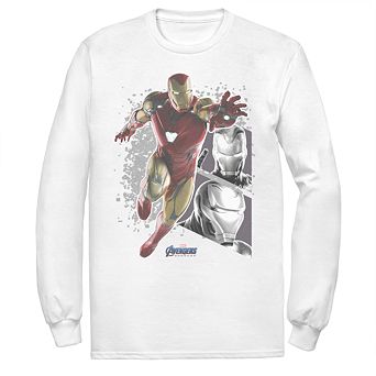 Men's Marvel Avengers Endgame Iron Man Panels Tee
