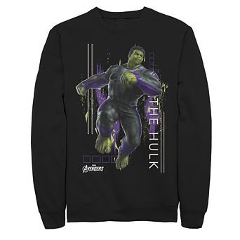 Men's Marvel Avengers Endgame Hulk Space Sweatshirt