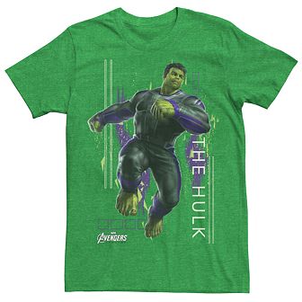Men's Marvel Avengers Endgame Hulk Space Geometric Tee