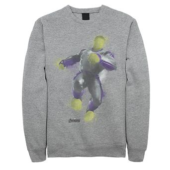 Men's Marvel Avengers Endgame Hulk Spray Paint Sweatshirt