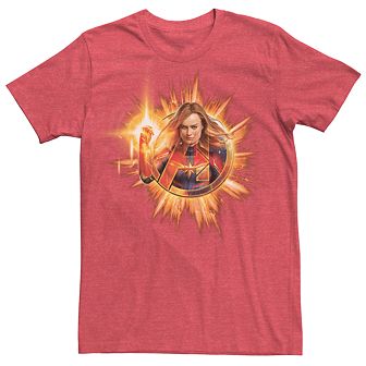 Men's Marvel Captain Marvel Explosive Tee