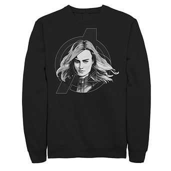 Men's Marvel Avengers Endgame Captain Marvel Portrait Sweatshirt