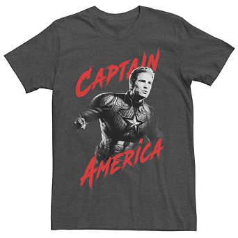 Men's Marvel Captain America Action Pose Tee
